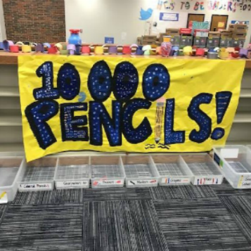 Bellerive 10,000 pencils